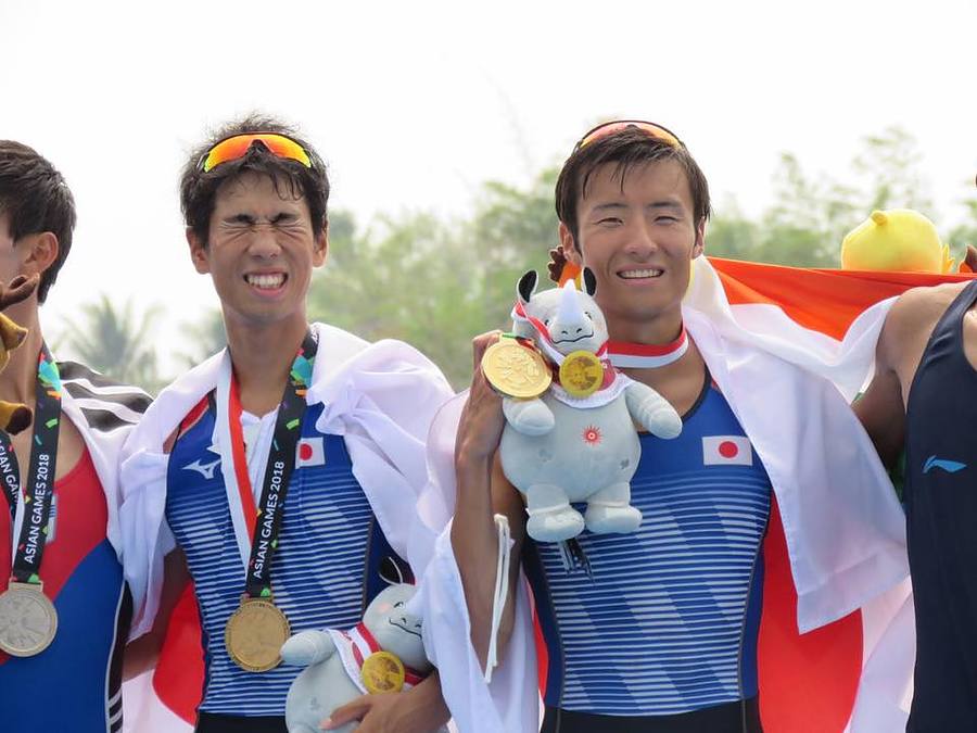 第18回アジア競技大会、LM2xが金メダル獲得！