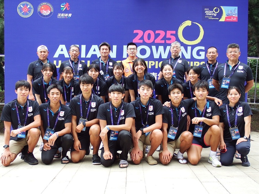 2025 Asian Rowing Junior Championshipsで銅メダル