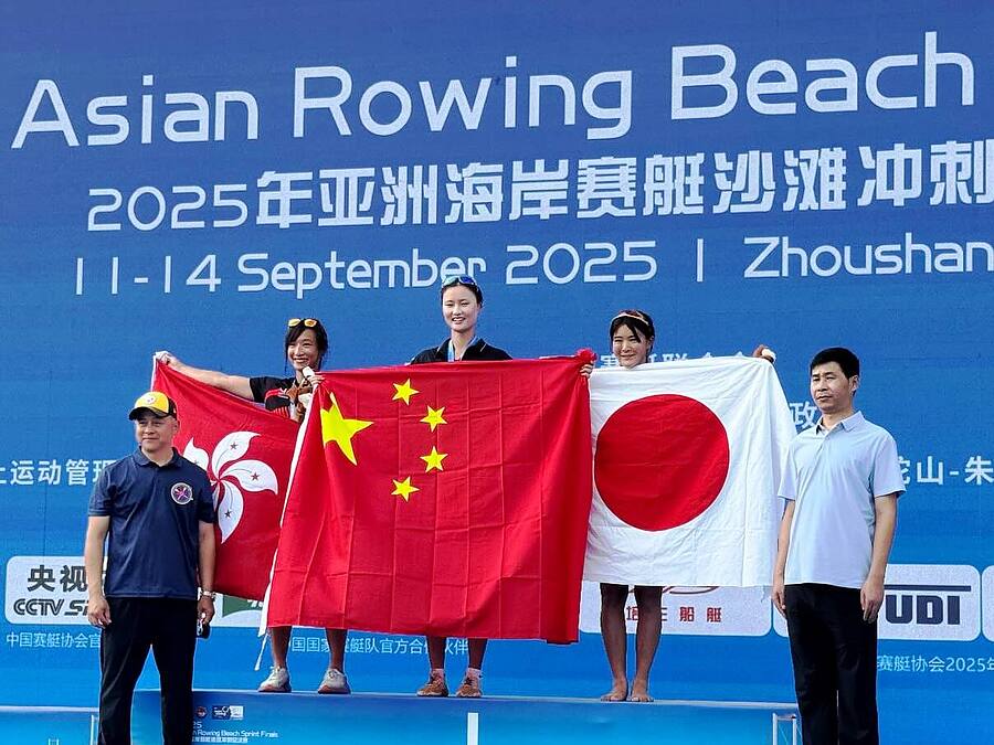 2025 Asian Rowing Beach Sprint Finals、女子ソロ銀メダル、女子ダブル銅メダル