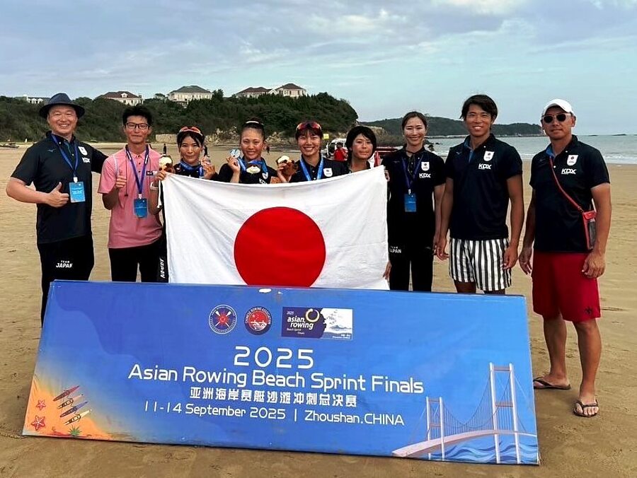 2025 Asian Rowing Beach Sprint Finals、女子ソロ銀メダル、女子ダブル銅メダル