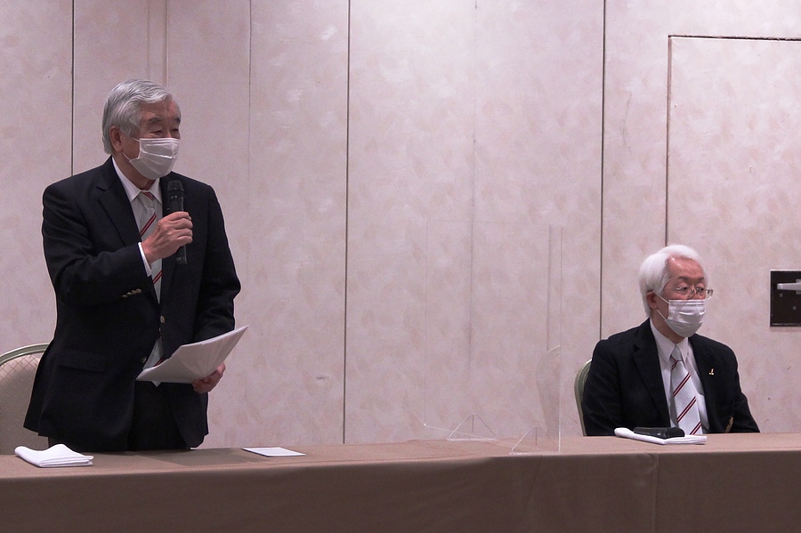 2020年12月第3回定例理事会報告（当協会会長人事などについて）